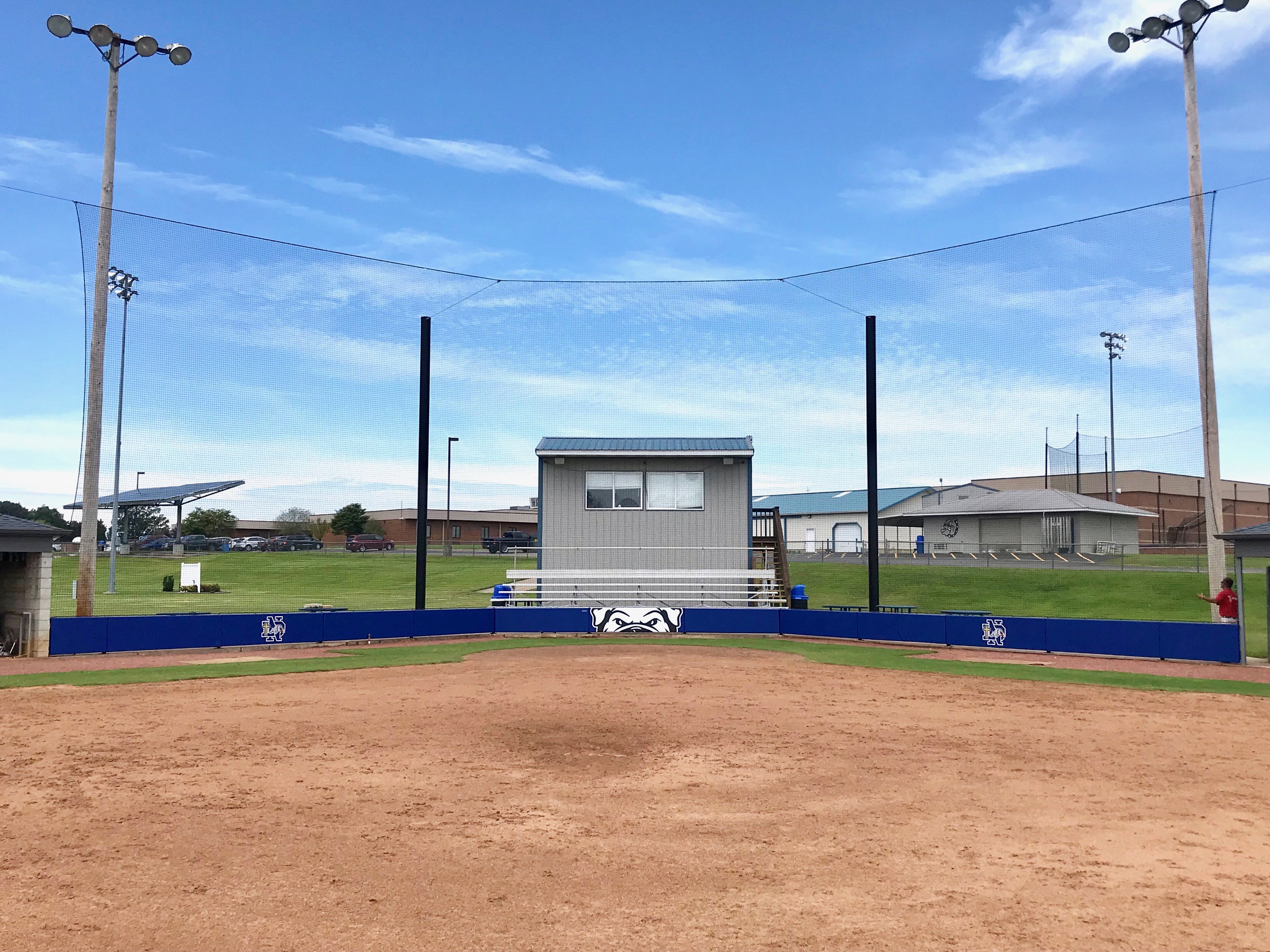 Custom Baseball Backstops Netting AALCO Manufacturing