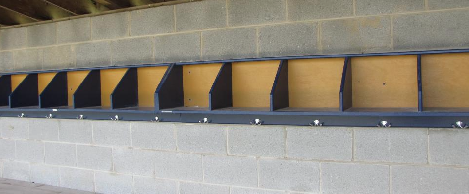 Baseball Bat Rack Storage Holder Organizer Fence 12 Rack Dugout Portable 