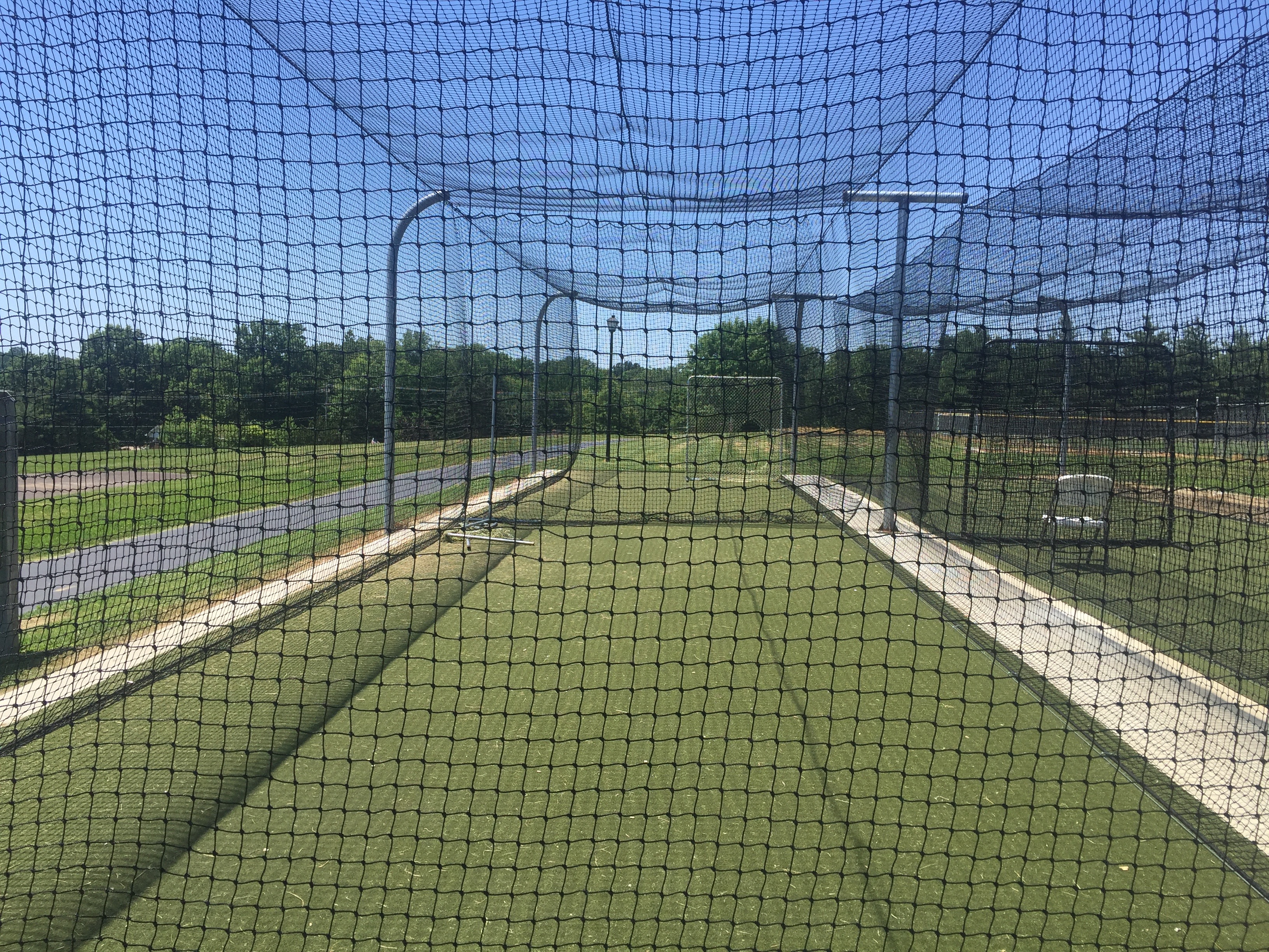batting cage basketball abc cages outdoor baseball